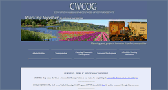 Desktop Screenshot of cwcog.org