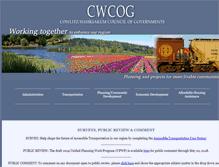 Tablet Screenshot of cwcog.org